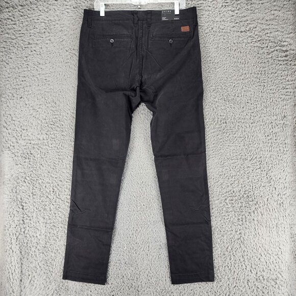 Jachs Pants Mens 31x34 Black Stretch Mid Rise Slim Fit Slim Tapered Leg *NWT* - Picture 9 of 15